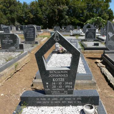 KOTZE Benjamin Johannes 1948-1984