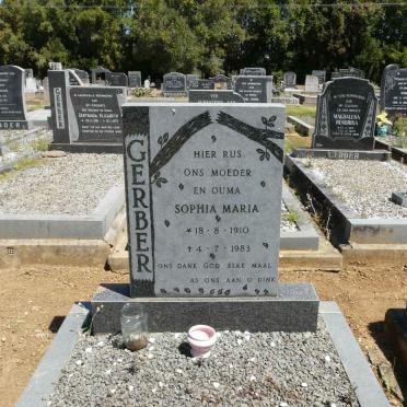 GERBER Sophia Maria 1910-1983