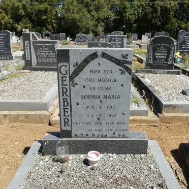 GERBER Sophia Maria 1910-1983
