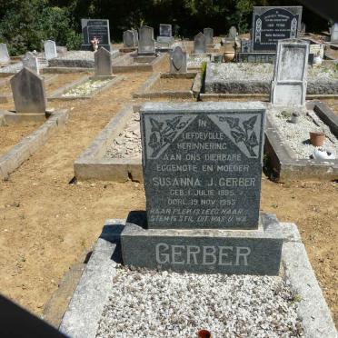 GERBER Susanna J. 1895-1955