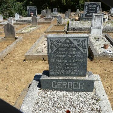 GERBER Susanna J. 1895-1955