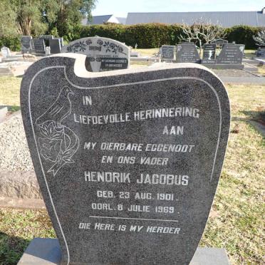 STANDER Hendrik Jacobus 1901-1969