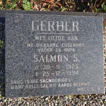 GERBER Salmon S. 1925-1994