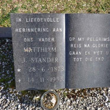 STANDER Matthiam J. 1873-1955