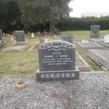 GERBER Barend 1881-1958 &amp; Susanna 1887-1970