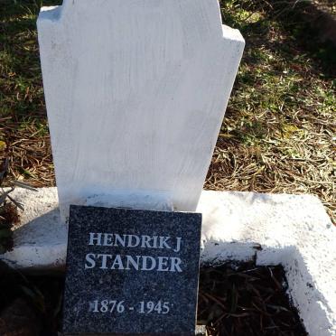 STANDER Hendrik J. 1876-1945