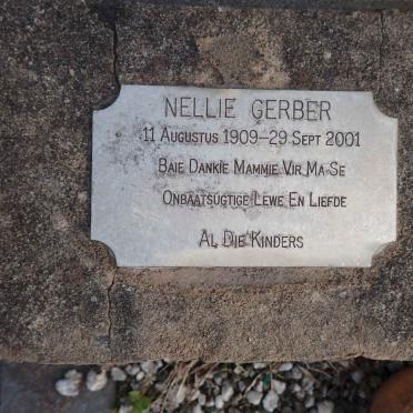 GERBER Nellie 1909-2001