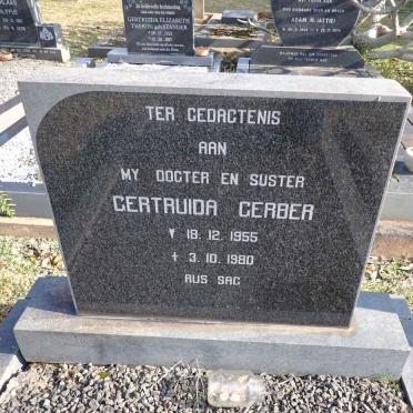 GERBER Gertruida 1955-1980
