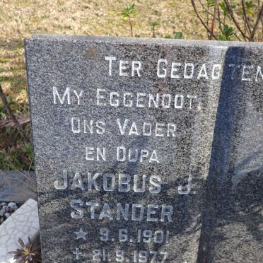 STANDER Jakobus J. 1901-1977