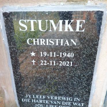 STUMKE Christian 1940-2021