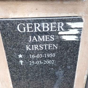 GERBER James Kirsten 1950-2002