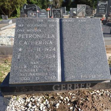 GERBER Petronella Catherina 1924-1984