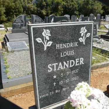 STANDER Hendrik Louis 1937-1983