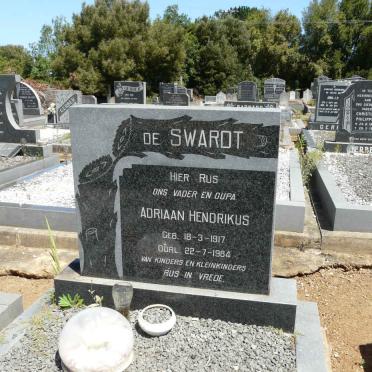 SWARDT Adriaan Hendrikus, de 1917-1984