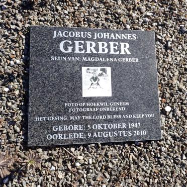GERBER Jacobus Johannes 1947-2010