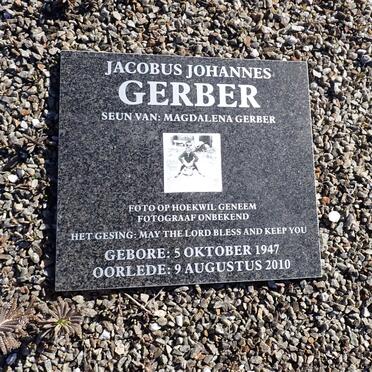 GERBER Jacobus Johannes 1947-2010