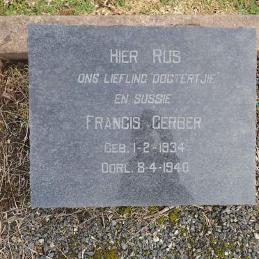 GERBER Francis 1934-1940