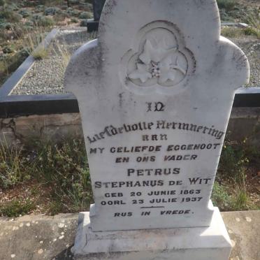 WIT Petrus Stephanus, de 1863-1937
