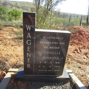 WAGENER Cornelia Johanna 1891-1975