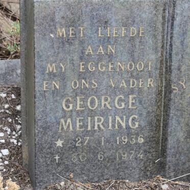MEIRING George 1936-1974