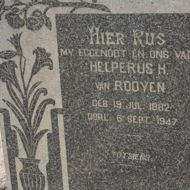 ROOYEN Helperus H., van 1882-1947