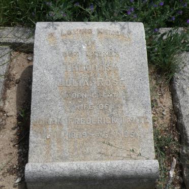 TAUTE Theodora Julia Rose nee GUEST 1879-1951