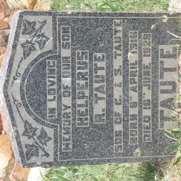 TAUTE Helperus R. 1916-1928