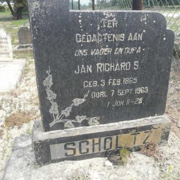 SCHOLTZ Jan Richard S. 1865-1963