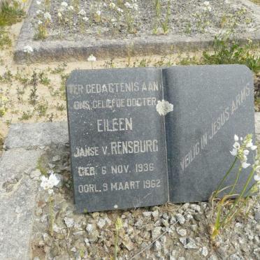 RENSBURG Eileen, Janse van 1936-1962