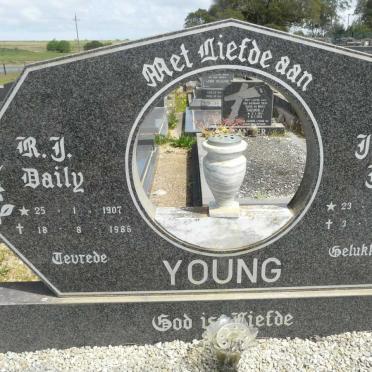 YOUNG R.J. 1907-1986 &amp; J.F.S. 1913-1983