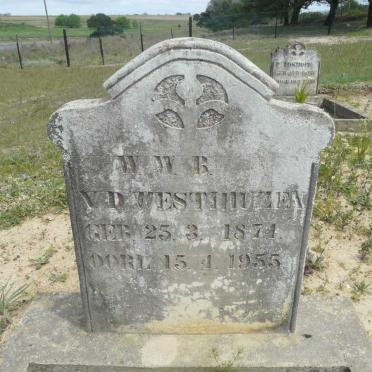 WESTHUIZEN W.W.B., van der 1874-1955