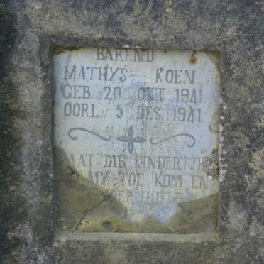 KOEN Barend Mathys 1941-1941