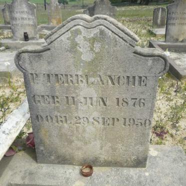 TERBLANCHE P. 1876-1950