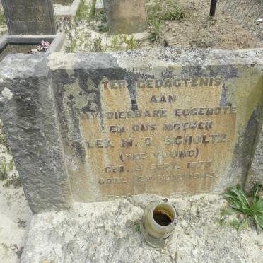 SCHOLTZ Lea M.D. nee YOUNG 1875-1943