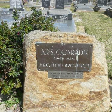 CONRADIE Albertus Petrus Snyman 1925-1999