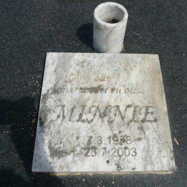 BARNARD Barnie 1929-1989 &amp; Minnie 1928-2003