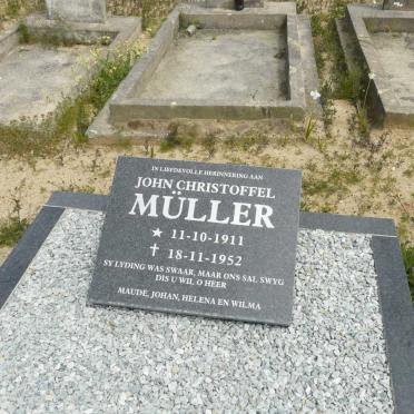 MULLER John Christoffel 1911-1952
