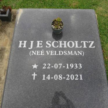 SCHOLTZ H.J.E. nee VELDSMAN 1933-2021