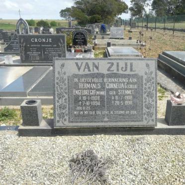 ZIJL Hermanus Engelbrecht, van 1908-1994 &amp; Cornelia G. STEMMET 1908-1998