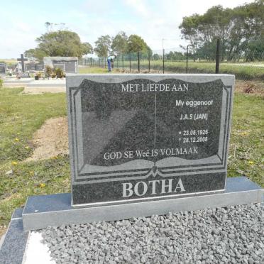 BOTHA J.A.S. 1926-2008