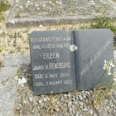 RENSBURG Eileen, Janse van 1936-1962