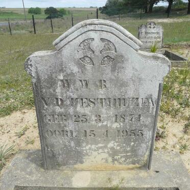 WESTHUIZEN W.W.B., van der 1874-1955