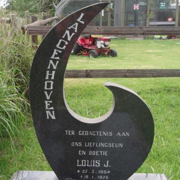 LANGENHOVEN Louis J. 1954-1975
