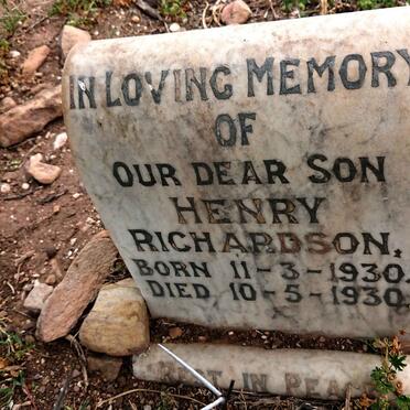 RICHARDSON Henry 1930-1930