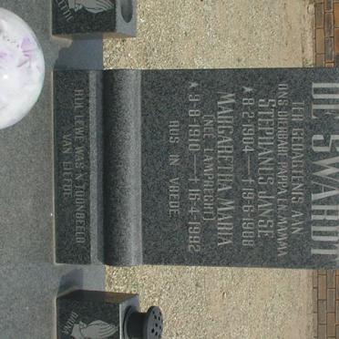 SWARDT Stephanus Janse, de 1904-1988  &amp; Margaretha Maria LAMPRECHT 1910-1992
