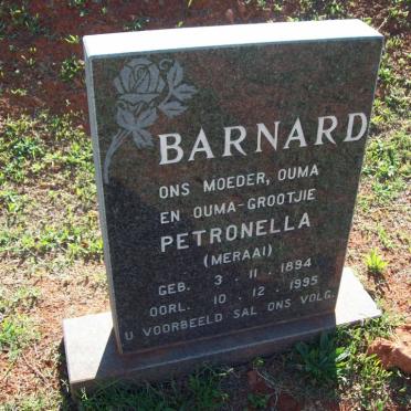 BARNARD Petronella 1894-1995