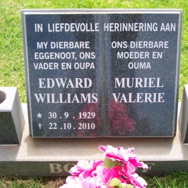 BOSHOFF Edward Williams 1929-2010 &amp; Muriel Valerie