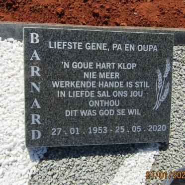 BARNARD Gene 1953-2020