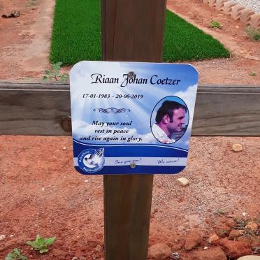 COETZER Riaan Johan 1983-2019