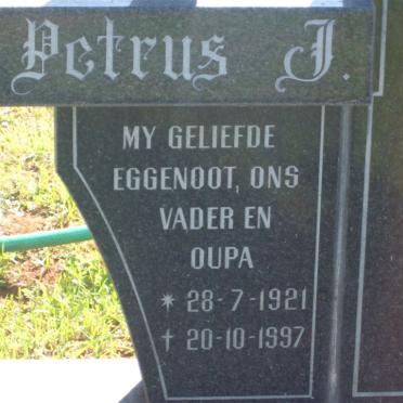 CRONJE Petrus J. 1921-1997